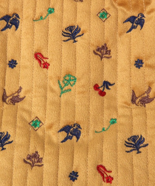 BAYFLOW（ベイフロー）の「刺繍ベルベットトート（トートバッグ・レディース・ブラック/ベージュ・FREE）」の15枚目の写真