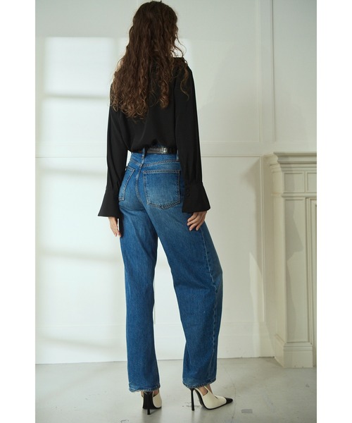 Estella.K(エステラケー)の「Becca Ruffled Blouse ラッフルプリーツブラウス(シャツ/ブラウス・レディース・ブラック/オフホワイト・FREE)」の18枚目の写真