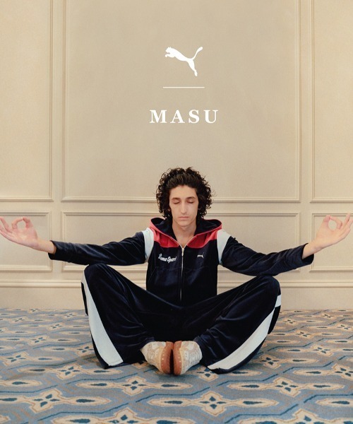 MASU（エムエーエスユー）の「PUMA×MASU/プーマ×エムエーエスユー/ T7 WIDE TRACK PANTS（その他パンツ・メンズ・ネイビー・SMALL/MEDIUM/LARGE/X-LARGE）」の3枚目の写真