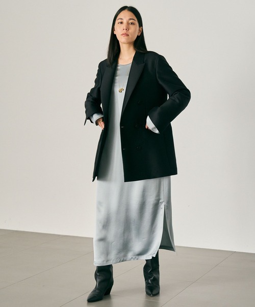 Chaos（カオス）の「Chaos(カオス)/ガランジャケット 【セットアップ可】（テーラードジャケット・レディース・オフホワイト/ブラック・FREE）」の18枚目の写真