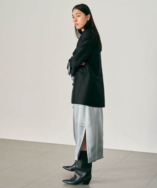 Chaos（カオス）の「Chaos(カオス)/ガランジャケット 【セットアップ可】（テーラードジャケット・レディース・オフホワイト/ブラック・FREE）」の8枚目の写真