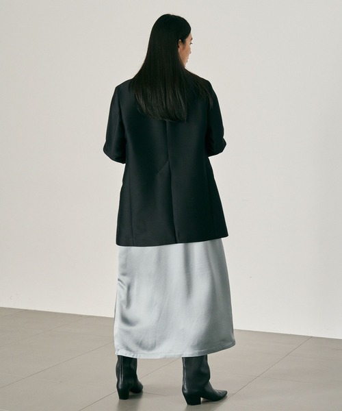 Chaos（カオス）の「Chaos(カオス)/ガランジャケット 【セットアップ可】（テーラードジャケット・レディース・オフホワイト/ブラック・FREE）」の9枚目の写真