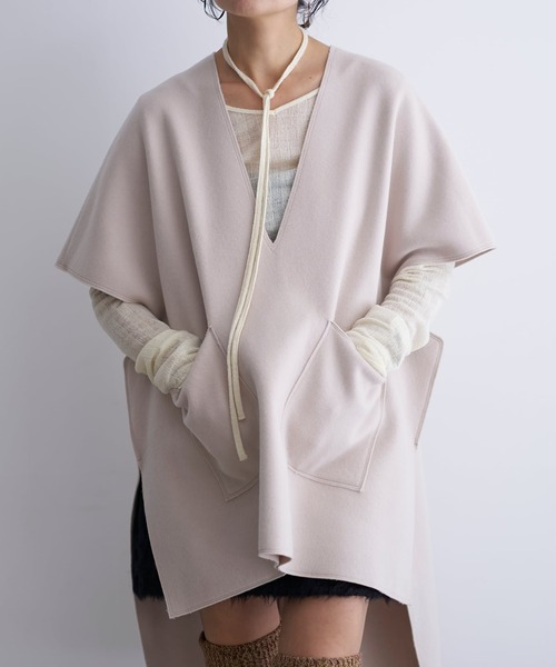 oll（オール）の「CARAMARI VEST（ベスト・レディース・チャコールグレー/ブラック/ベージュ・FREE）」の9枚目の写真