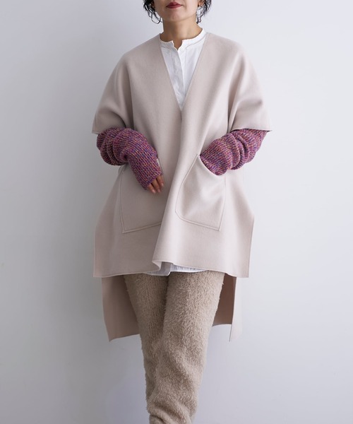 oll（オール）の「CARAMARI VEST（ベスト・レディース・チャコールグレー/ブラック/ベージュ・FREE）」の11枚目の写真
