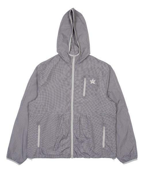 THECOLDESTMOMENT(ザコールデストモーメント)の「TCM starfish mini check windstopper (navy)(ナイロンジャケット・レディース・その他・SMALL/MEDIUM/LARGE)」の1枚目の写真