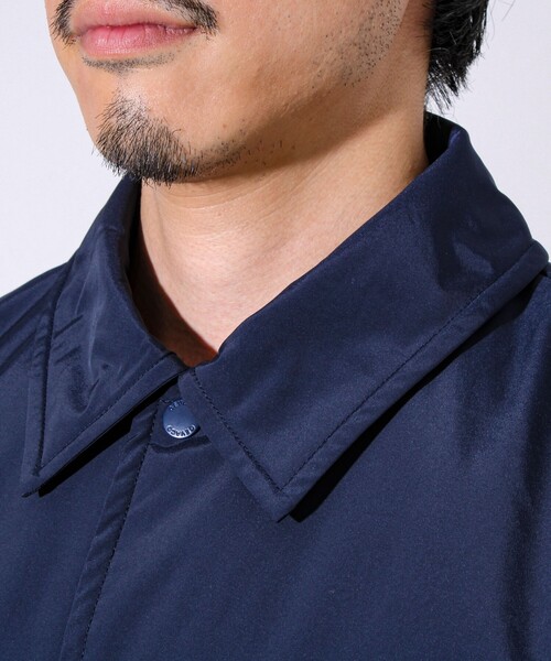 GEVACO（ゲバコ）の「【GEVACO/ゲバコ】中綿ステンカラーロングコート（ステンカラーコート・メンズ・ネイビー/ブルー系その他・M/L）」の5枚目の写真
