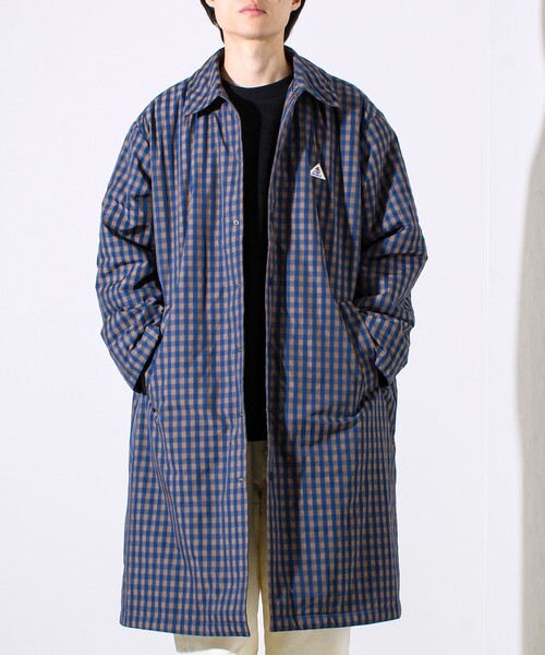 GEVACO（ゲバコ）の「【GEVACO/ゲバコ】中綿ステンカラーロングコート（ステンカラーコート・メンズ・ネイビー/ブルー系その他・M/L）」の7枚目の写真