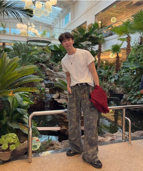 AVANDRESS（アバンドレス ）の「Side Big Cargo Pants CAMO（デニムパンツ・レディース・カーキ・XX-SMALL/SMALL/MEDIUM/LARGE/X-SMALL）」の8枚目の写真