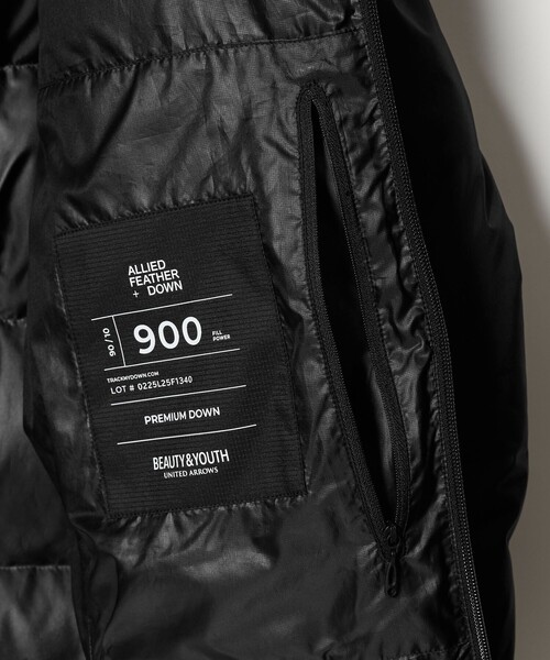 BEAUTY&YOUTH UNITED ARROWS（ビューティーアンドユースユナイテッドアローズ）の「小松マテーレ SAITOS ダウンジャケット 900FP 撥水 防風（ダウンジャケット/コート・メンズ・ダークグレー/ブラック・S/M/L/XL）」の18枚目の写真