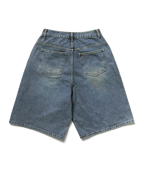 GAKKAI UNIONS(ガッカイユニオンズ)の「デニムバミューダパンツヴィンテージブルー(その他パンツ・レディース・その他・SMALL/MEDIUM/LARGE)」の3枚目の写真