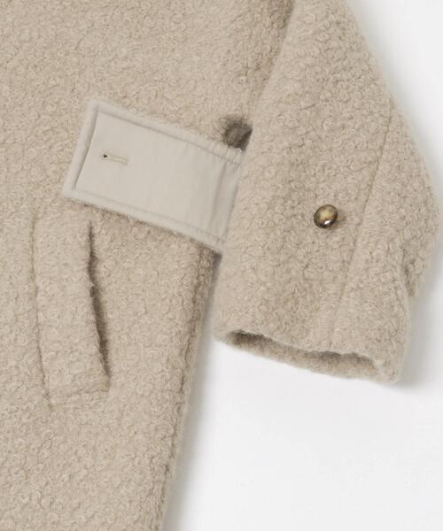 F by ROSSO(エフバイロッソ)の「F by ROSSO 『UR TECH』ブークレステンカラーコート(ステンカラーコート・レディース・ベージュ/ネイビー・FREE)」の14枚目の写真