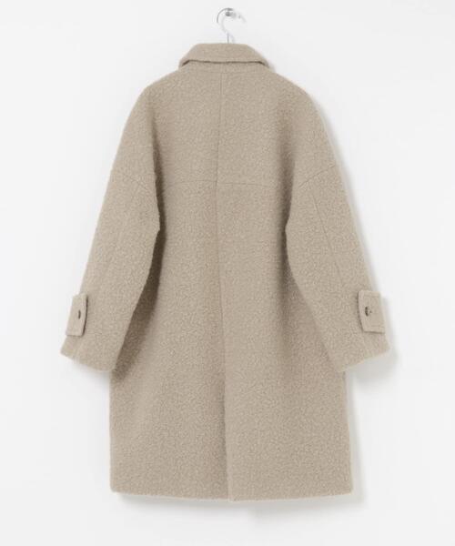 F by ROSSO(エフバイロッソ)の「F by ROSSO 『UR TECH』ブークレステンカラーコート(ステンカラーコート・レディース・ベージュ/ネイビー・FREE)」の16枚目の写真