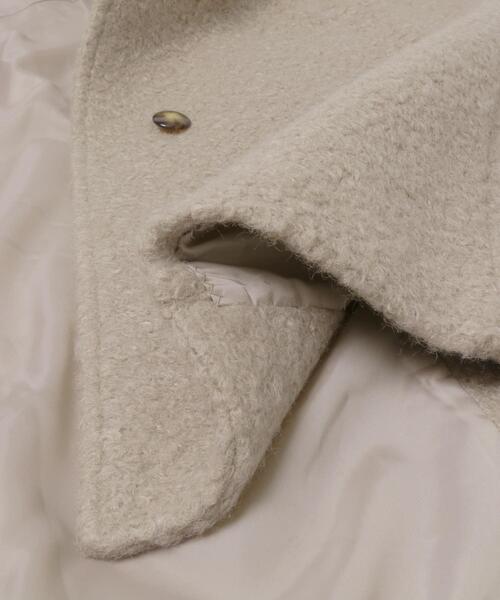 F by ROSSO(エフバイロッソ)の「F by ROSSO 『UR TECH』ブークレステンカラーコート(ステンカラーコート・レディース・ベージュ/ネイビー・FREE)」の18枚目の写真