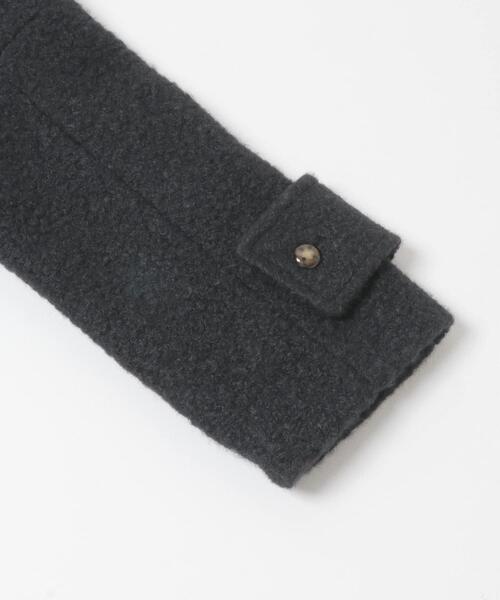 F by ROSSO(エフバイロッソ)の「F by ROSSO 『UR TECH』ブークレステンカラーコート(ステンカラーコート・レディース・ベージュ/ネイビー・FREE)」の3枚目の写真