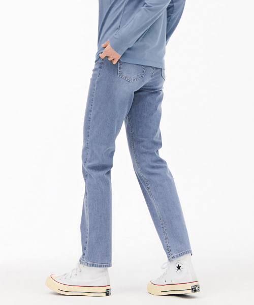 CHASECULT（チェイスカルト）の「レディース ヒドゥンバンディング スリムストレート エージン-スカイブルー（デニムパンツ・レディース・インディゴブルー・70/76/74/67）」の5枚目の写真
