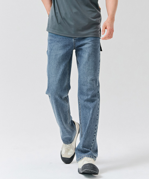 CHASECULT(チェイスカルト)の「男性インバンディングストレートデニムパンツ-DERK2313B0N(デニムパンツ・メンズ・インディゴブルー・76/82/86/70)」の3枚目の写真