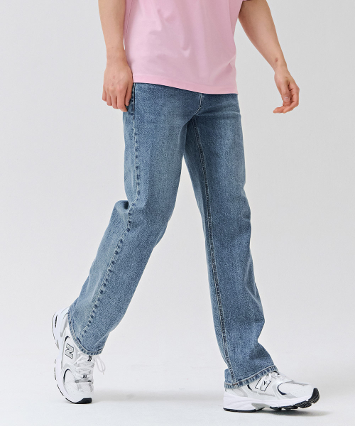 CHASECULT(チェイスカルト)の「男性インバンディングストレートデニムパンツ-DERK2313B0N(デニムパンツ・メンズ・インディゴブルー・76/82/86/70)」の4枚目の写真