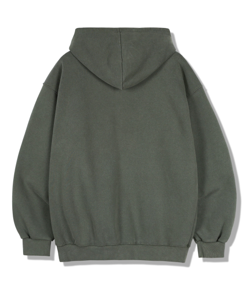 GUBIN（グビン）の「ピグメントヘンリーネックボタンフード（パーカー・レディース・その他・LARGE/SMALL/MEDIUM）」の2枚目の写真
