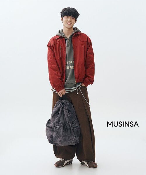 GUBIN（グビン）の「ピグメントヘンリーネックボタンフード（パーカー・レディース・その他・LARGE/SMALL/MEDIUM）」の10枚目の写真