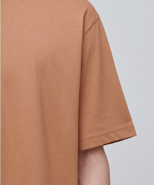 MUSINSA STANDARD（ムシンサスタンダード）の「[クールタンダード] リラックスフィットクルーネックTシャツ [ダスティオレンジ]（Tシャツ/カットソー・メンズ・その他・XX-LARGE/XXX-LARGE/SMALL/MEDIUM/LARGE/X-LARGE）」の6枚目の写真