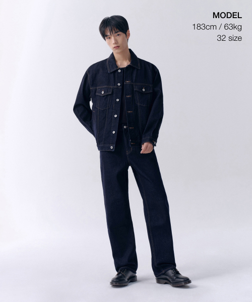 MUSINSA STANDARD（ムシンサスタンダード）の「レギュラーフィットデニムパンツ [ディープインディゴ]（デニムパンツ・メンズ・その他・40/38/42/36/34/32/30/31/33/26/27/28/29）」の21枚目の写真