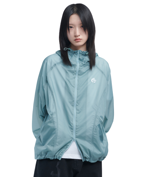 NOMANUAL(NOMANUAL)の「AETHER NYLON JACKET - MARINA(ナイロンジャケット・レディース・その他・MEDIUM/LARGE)」の1枚目の写真