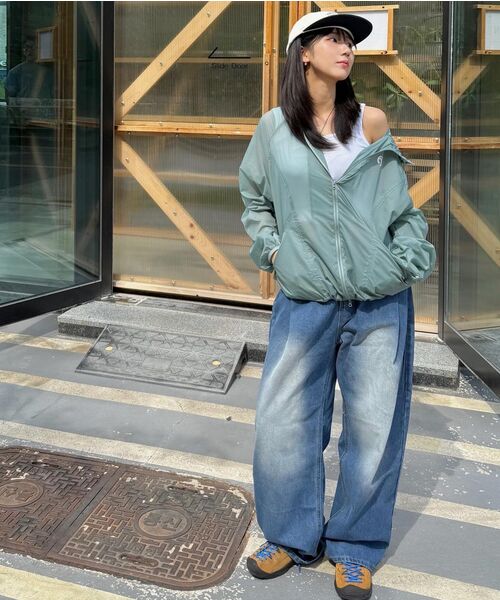 NOMANUAL(NOMANUAL)の「AETHER NYLON JACKET - MARINA(ナイロンジャケット・レディース・その他・MEDIUM/LARGE)」の16枚目の写真