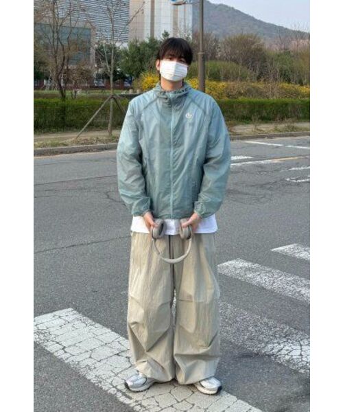 NOMANUAL(NOMANUAL)の「AETHER NYLON JACKET - MARINA(ナイロンジャケット・レディース・その他・MEDIUM/LARGE)」の4枚目の写真