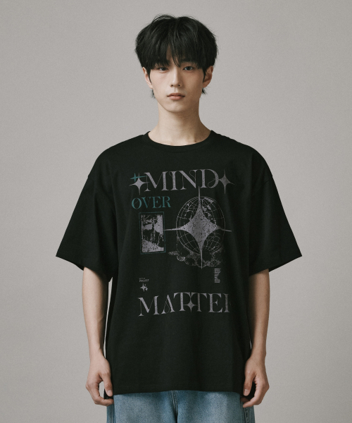 Verdnt（バーダント）の「マインド半袖Tシャツ[ブラック]（Tシャツ/カットソー・レディース・ブラック・SMALL/MEDIUM/LARGE/X-SMALL）」の2枚目の写真