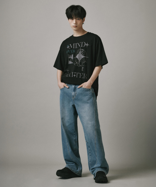 Verdnt（バーダント）の「マインド半袖Tシャツ[ブラック]（Tシャツ/カットソー・レディース・ブラック・SMALL/MEDIUM/LARGE/X-SMALL）」の4枚目の写真