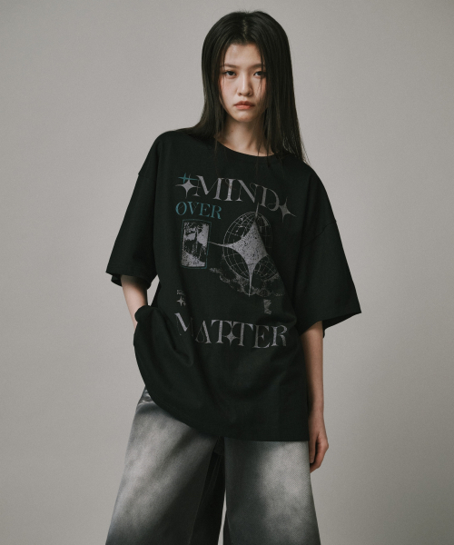 Verdnt（バーダント）の「マインド半袖Tシャツ[ブラック]（Tシャツ/カットソー・レディース・ブラック・SMALL/MEDIUM/LARGE/X-SMALL）」の5枚目の写真