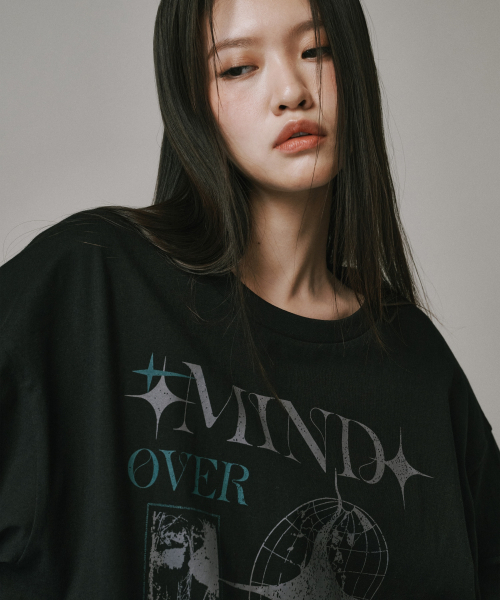 Verdnt（バーダント）の「マインド半袖Tシャツ[ブラック]（Tシャツ/カットソー・レディース・ブラック・SMALL/MEDIUM/LARGE/X-SMALL）」の6枚目の写真
