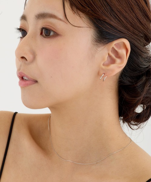 CALIN STANDARD(カリンスタンダード)の「◆金属アレルギー対応◆◆made in japan◆ビジュー カールピアス(ピアス(両耳用)・レディース・ゴールド/シルバー・FREE)」の8枚目の写真