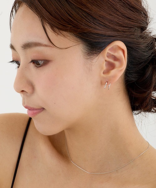 CALIN STANDARD(カリンスタンダード)の「◆金属アレルギー対応◆◆made in japan◆ビジュー カールピアス(ピアス(両耳用)・レディース・ゴールド/シルバー・FREE)」の9枚目の写真