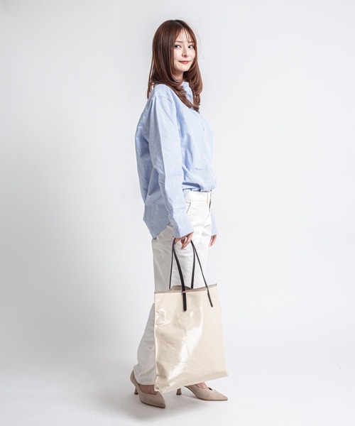 Jack Gomme（ジャックゴム）の「【JACK GOMME】トートバッグ　AMIE Sac cabas（トートバッグ・レディース・チェリーピンク/ダークグリーン/アッシュブラウン/ブラック/オレンジ/クリーム/シルバー・FREE）」の16枚目の写真