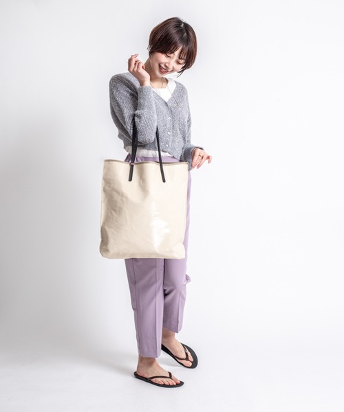 Jack Gomme（ジャックゴム）の「【JACK GOMME】トートバッグ　AMIE Sac cabas（トートバッグ・レディース・チェリーピンク/ダークグリーン/アッシュブラウン/ブラック/オレンジ/クリーム/シルバー・FREE）」の22枚目の写真