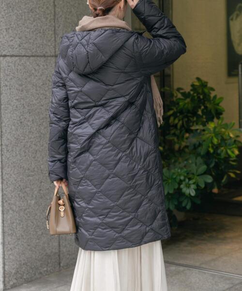 ITEMS URBANRESEARCH(アイテムズ アーバンリサーチ)の「TAION HOOD LONG DOWN JACKET(ダウンジャケット/コート・レディース・ブラック/オフホワイト/ブラウン系その他・MEDIUM/LARGE/X-LARGE)」の22枚目の写真