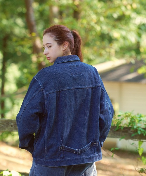AOZORA(アオゾラ)の「AOZORA/アオゾラ 刺し子デニム ワイドトラッカーJKT(デニムジャケット・メンズ・インディゴブルー・X-LARGE/LARGE/MEDIUM)」の20枚目の写真