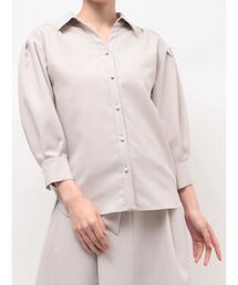 TONAL | マルチセットタックショルダーパール釦シャツ(シャツ/ブラウス)