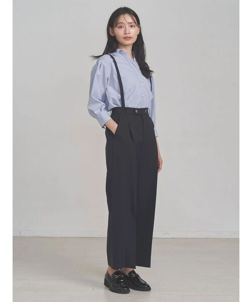 TONAL（トーナル）の「マルチセットタックショルダーパール釦シャツ（シャツ/ブラウス・レディース・ライトブルー/オフホワイト/ベージュ/ネイビー/チャコールグレー・MEDIUM）」の14枚目の写真