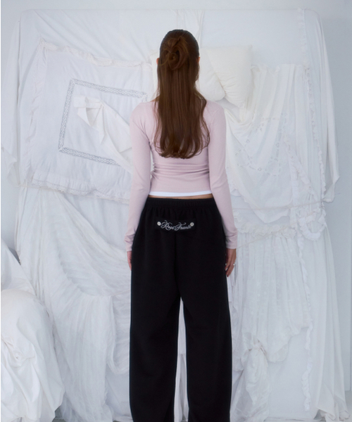 ROSEFRANTZ（ロゼフランツ）の「V-neck Button Long Sleeve [Pink]（Tシャツ/カットソー・レディース・PINK・OS）」の7枚目の写真