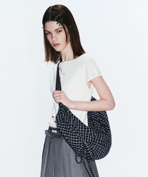 FENNEC | LASSIE BAG - CHECK NAVY(メッセンジャーバッグ)