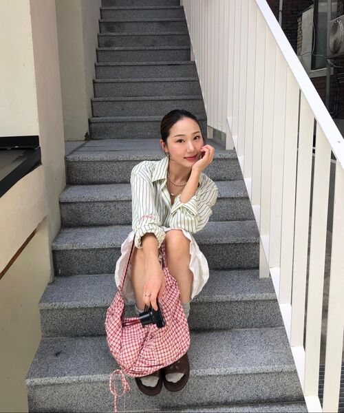 FENNEC（フェネック）の「LASSIE BAG - CHECK NAVY（メッセンジャーバッグ・レディース・その他・FREE）」の15枚目の写真