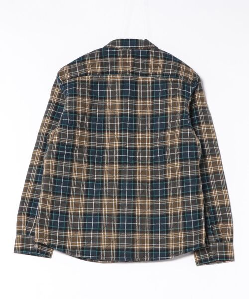 L.L.Bean(エルエルビーン)の「キルト・スコッチ・プラッド・フランネル・シャツ・ジャック 米国フィット・レギュラー(シャツ/ブラウス・メンズ・グレー系その他/ブルー系その他2/ブルー系その他/ブラウン系その他・LARGE/MEDIUM/SMALL)」の12枚目の写真