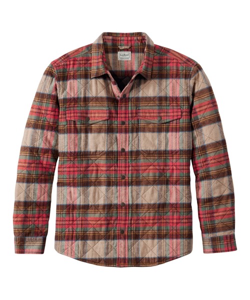 L.L.Bean(エルエルビーン)の「キルト・スコッチ・プラッド・フランネル・シャツ・ジャック 米国フィット・レギュラー(シャツ/ブラウス・メンズ・グレー系その他/ブルー系その他2/ブルー系その他/ブラウン系その他・LARGE/MEDIUM/SMALL)」の3枚目の写真