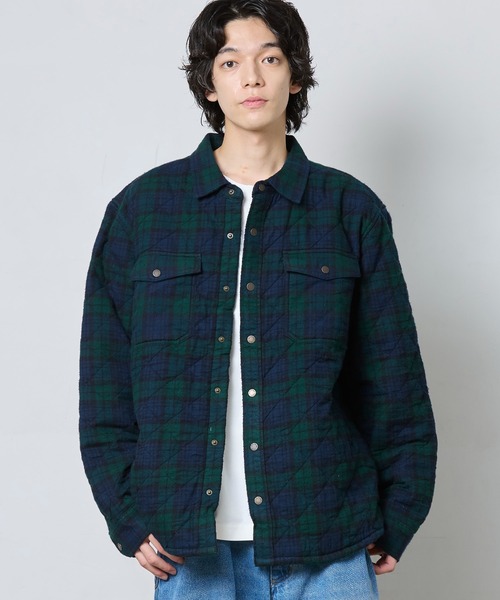 L.L.Bean(エルエルビーン)の「キルト・スコッチ・プラッド・フランネル・シャツ・ジャック 米国フィット・レギュラー(シャツ/ブラウス・メンズ・グレー系その他/ブルー系その他2/ブルー系その他/ブラウン系その他・LARGE/MEDIUM/SMALL)」の1枚目の写真