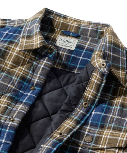 L.L.Bean(エルエルビーン)の「キルト・スコッチ・プラッド・フランネル・シャツ・ジャック 米国フィット・レギュラー(シャツ/ブラウス・メンズ・グレー系その他/ブルー系その他2/ブルー系その他/ブラウン系その他・LARGE/MEDIUM/SMALL)」の9枚目の写真