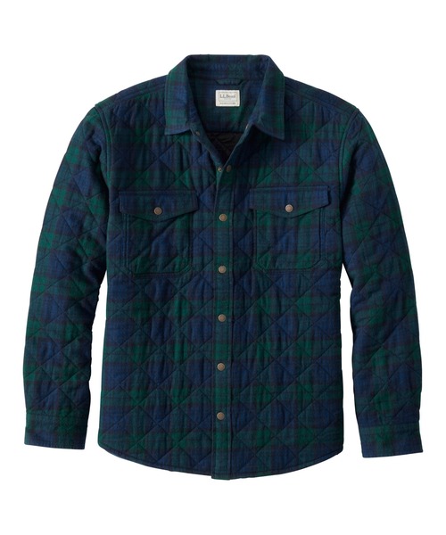 L.L.Bean(エルエルビーン)の「キルト・スコッチ・プラッド・フランネル・シャツ・ジャック 米国フィット・レギュラー(シャツ/ブラウス・メンズ・グレー系その他/ブルー系その他2/ブルー系その他/ブラウン系その他・LARGE/MEDIUM/SMALL)」の18枚目の写真