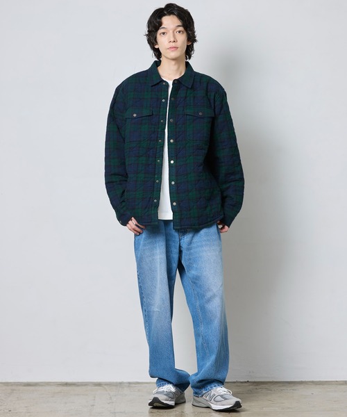 L.L.Bean(エルエルビーン)の「キルト・スコッチ・プラッド・フランネル・シャツ・ジャック 米国フィット・レギュラー(シャツ/ブラウス・メンズ・グレー系その他/ブルー系その他2/ブルー系その他/ブラウン系その他・LARGE/MEDIUM/SMALL)」の13枚目の写真
