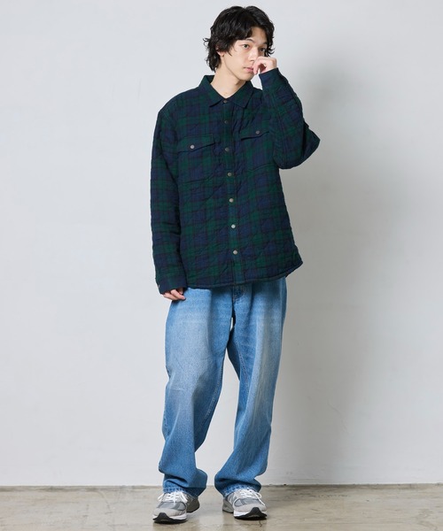 L.L.Bean(エルエルビーン)の「キルト・スコッチ・プラッド・フランネル・シャツ・ジャック 米国フィット・レギュラー(シャツ/ブラウス・メンズ・グレー系その他/ブルー系その他2/ブルー系その他/ブラウン系その他・LARGE/MEDIUM/SMALL)」の14枚目の写真